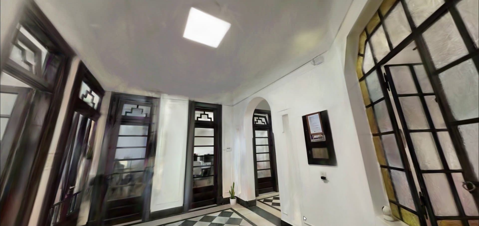 El hall de entrada, visto desde otro ángulo
