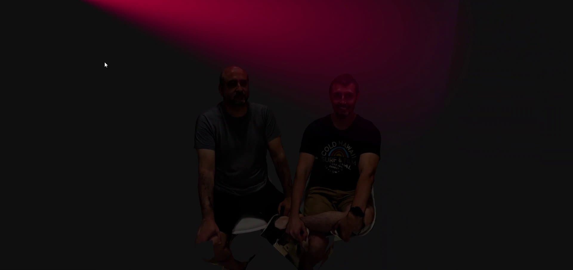 La captura, con la luz barriendo la escena