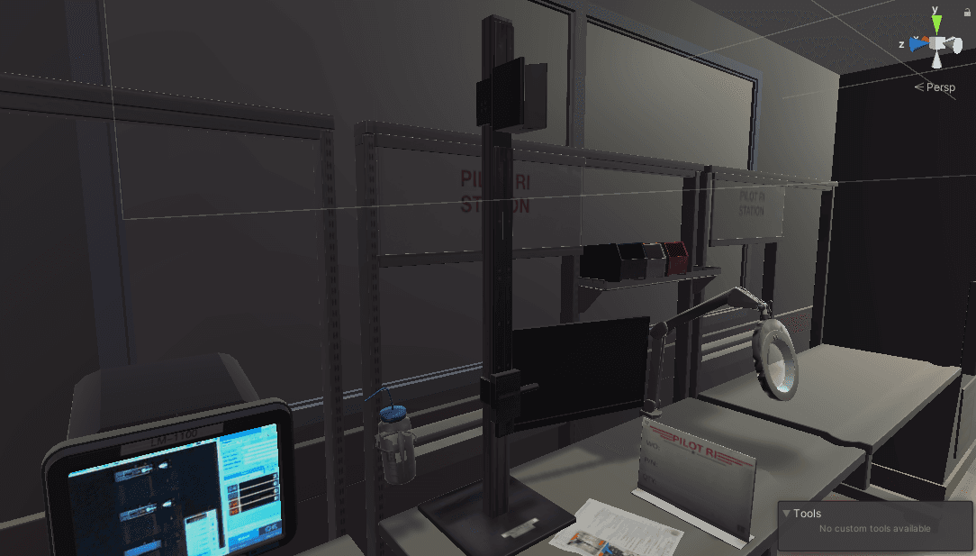 El laboratorio, replicado en 3D