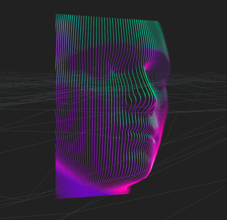 Escaneo 3D de un rostro