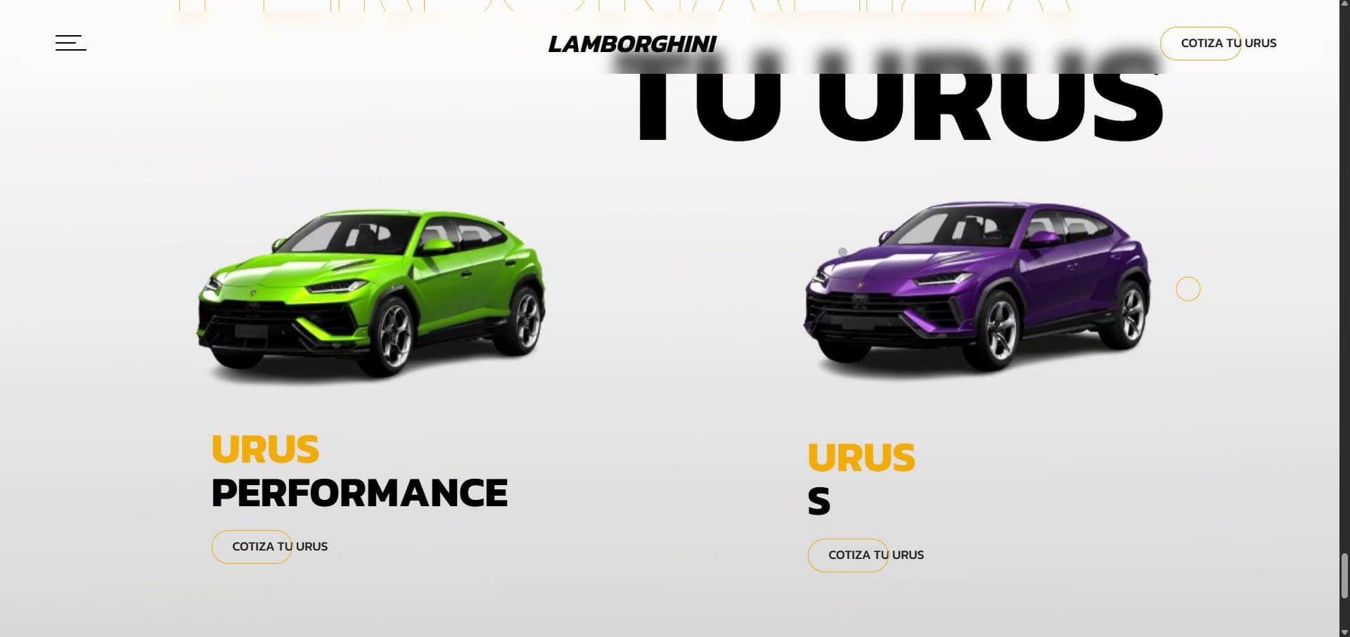 Las versiones Performante y S, lado a lado